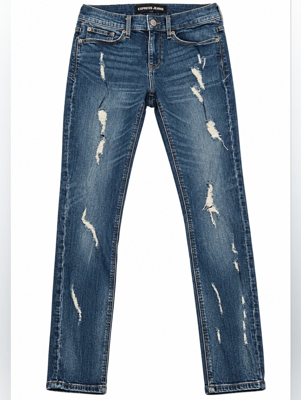 Express Women's Distressed Skinny Jeans Size 2r